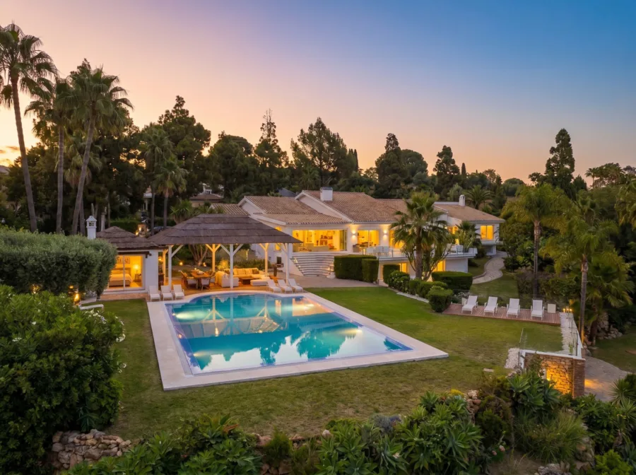 Exclusive Listing Elegant Mediterranean Villa in Prestigious Hacienda Las Chapas, Marbella with Tourist License already in Place.