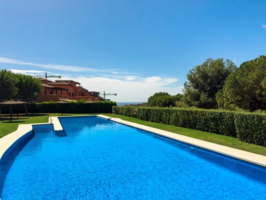 PENTHOUSE WITH LARGE TERRACE, SOLARIUM, AND OPEN VIEWS INCLUDING SIDE SEA VIEWS!
