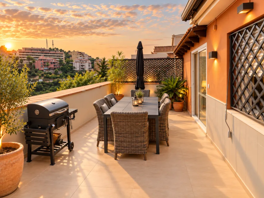 Stunning 3-Bedroom Home with 60m² Terrace in Riviera del Sol